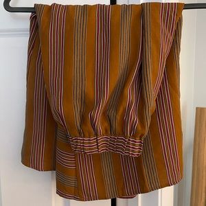 Roolee Striped MIDI skirt